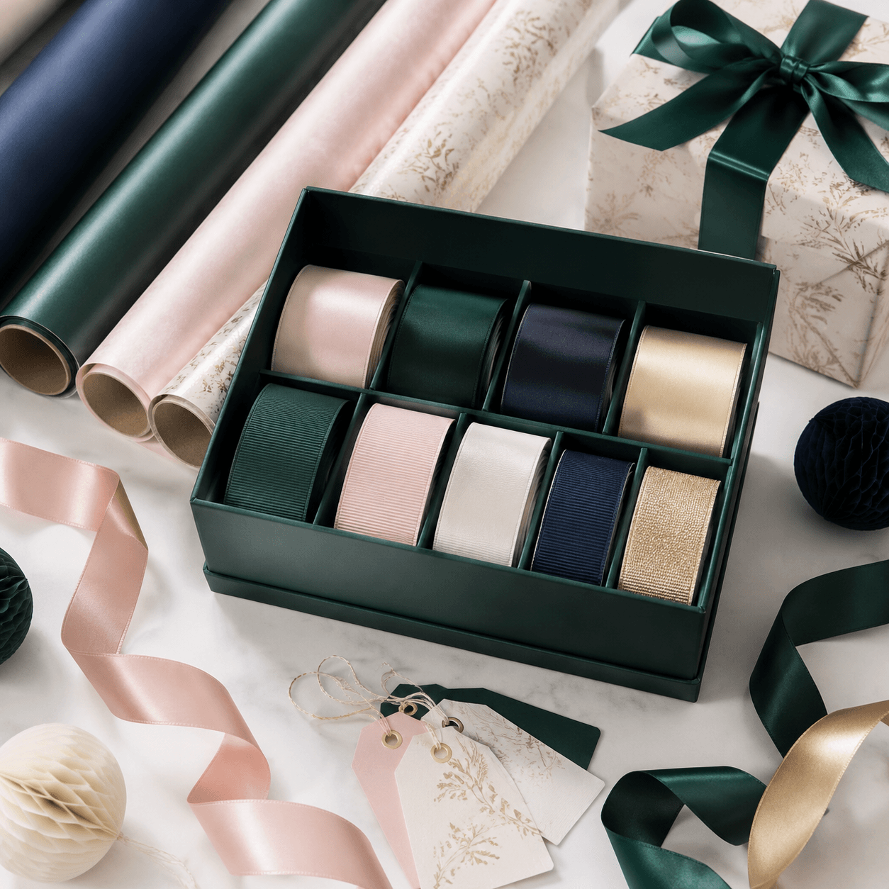 Ribbon Library Box — Studio view
